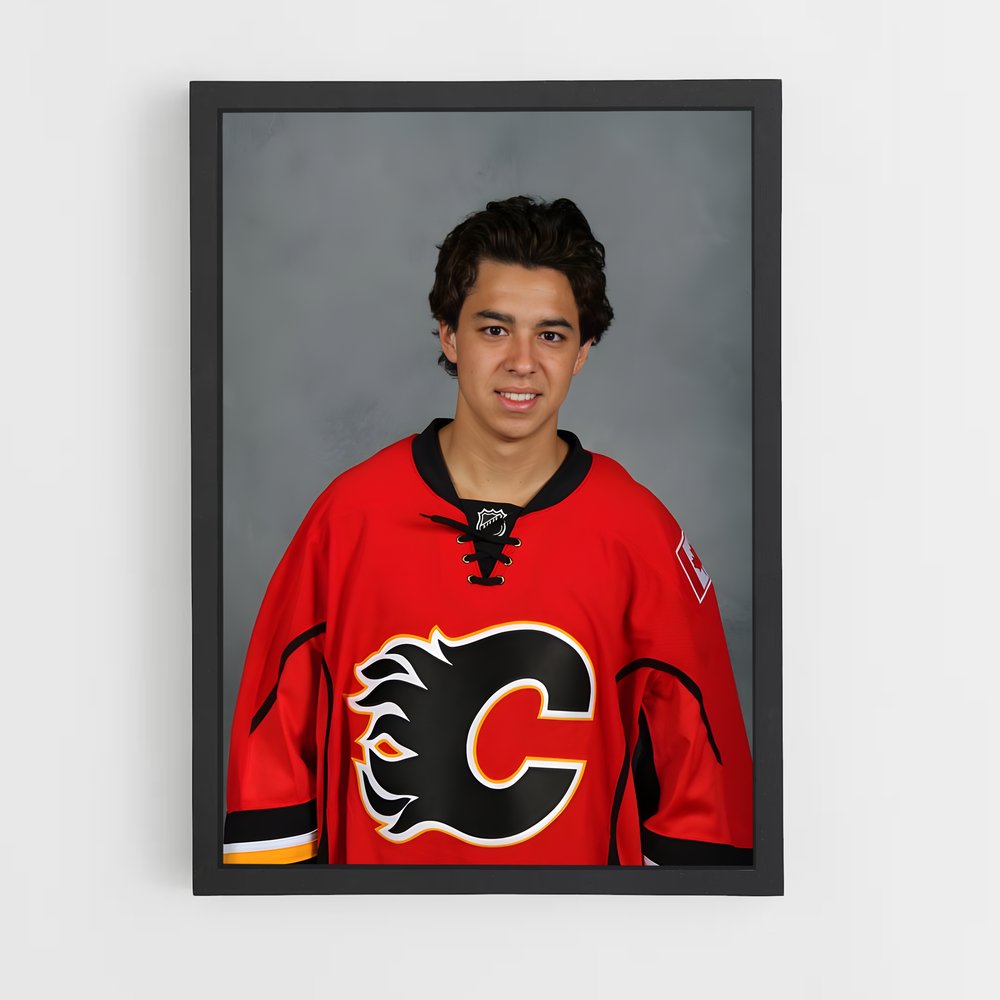 ap-johnny gaudreau-4 cadre Noir