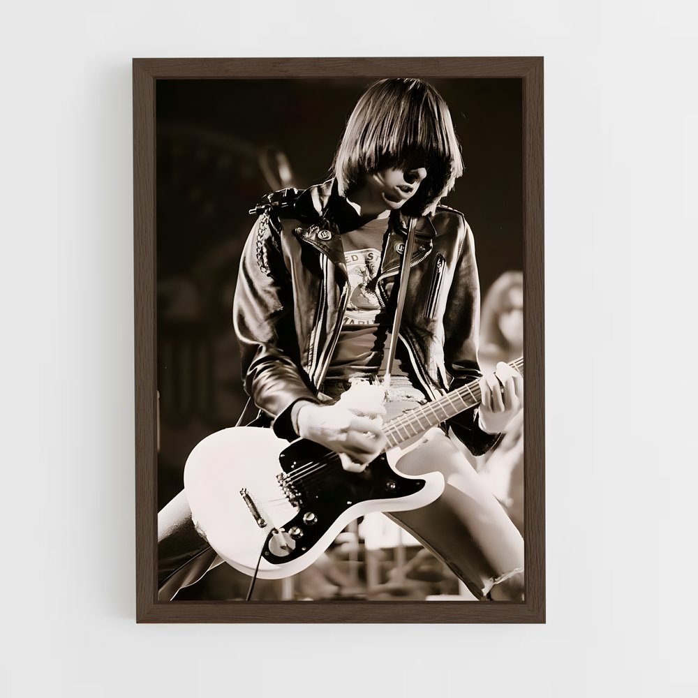 ap-johnny ramone-1 cadre Bois foncé