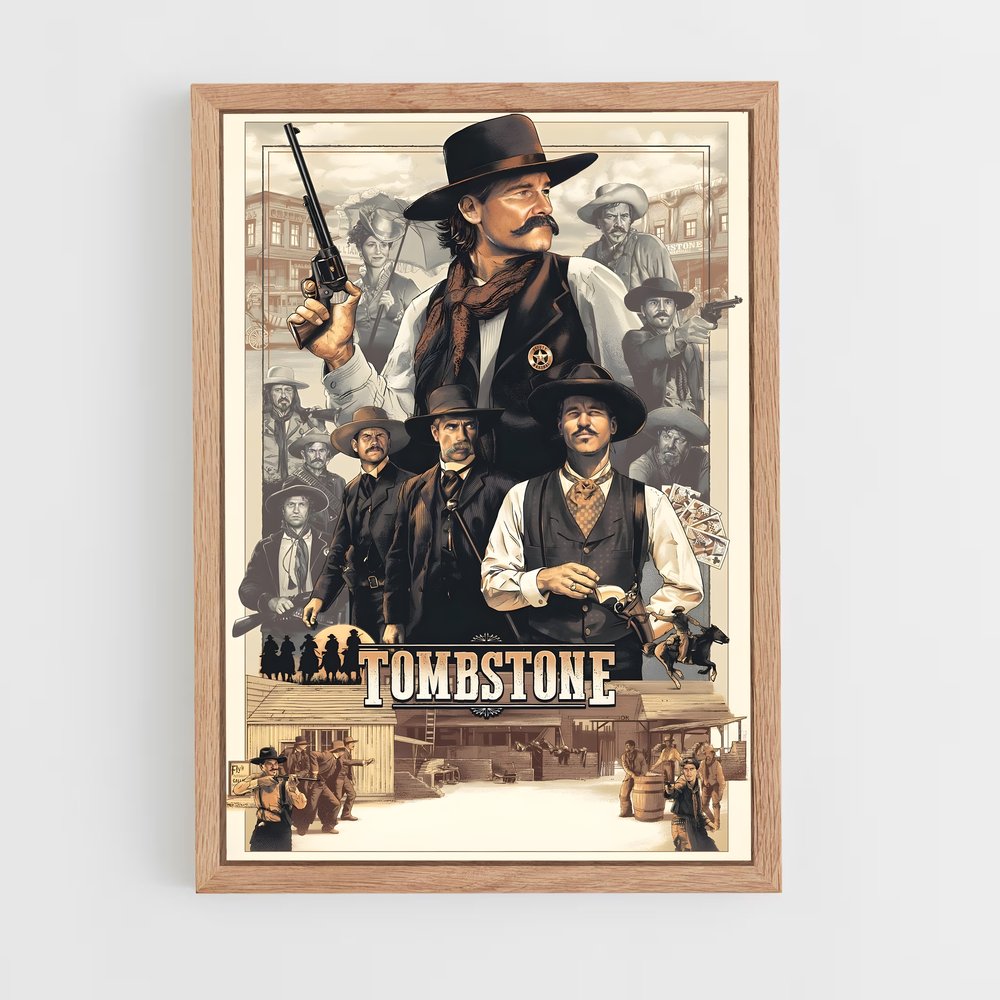 ap-johnny ringo-1 cadre Bois clair