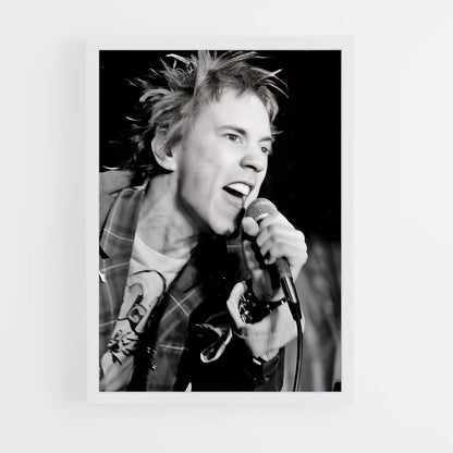 ap-johnny rotten-4 cadre Blanc