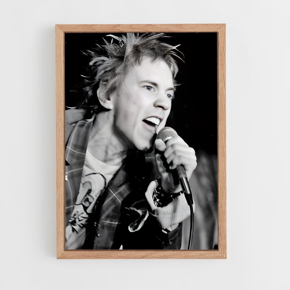 ap-johnny rotten-4 cadre Bois clair