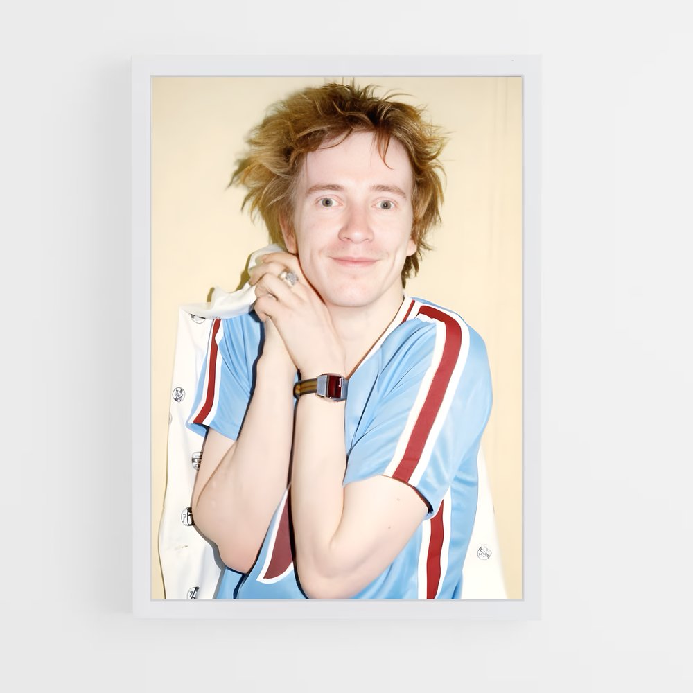 ap-johnny rotten-5 cadre Blanc