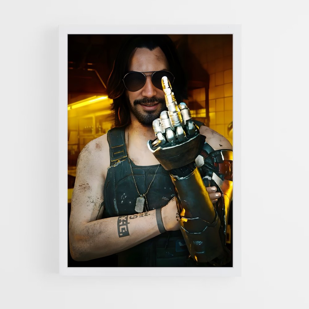ap-johnny silverhand-1 cadre Blanc