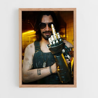 ap-johnny silverhand-1 cadre Bois clair