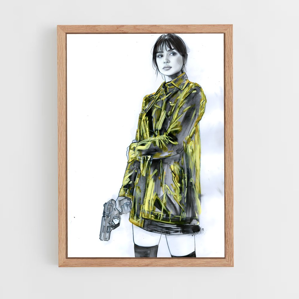 ap-joi blade runner-5 cadre Bois clair