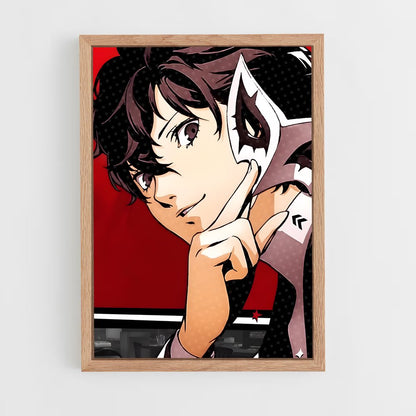 ap-joker persona 5-1 cadre Bois clair