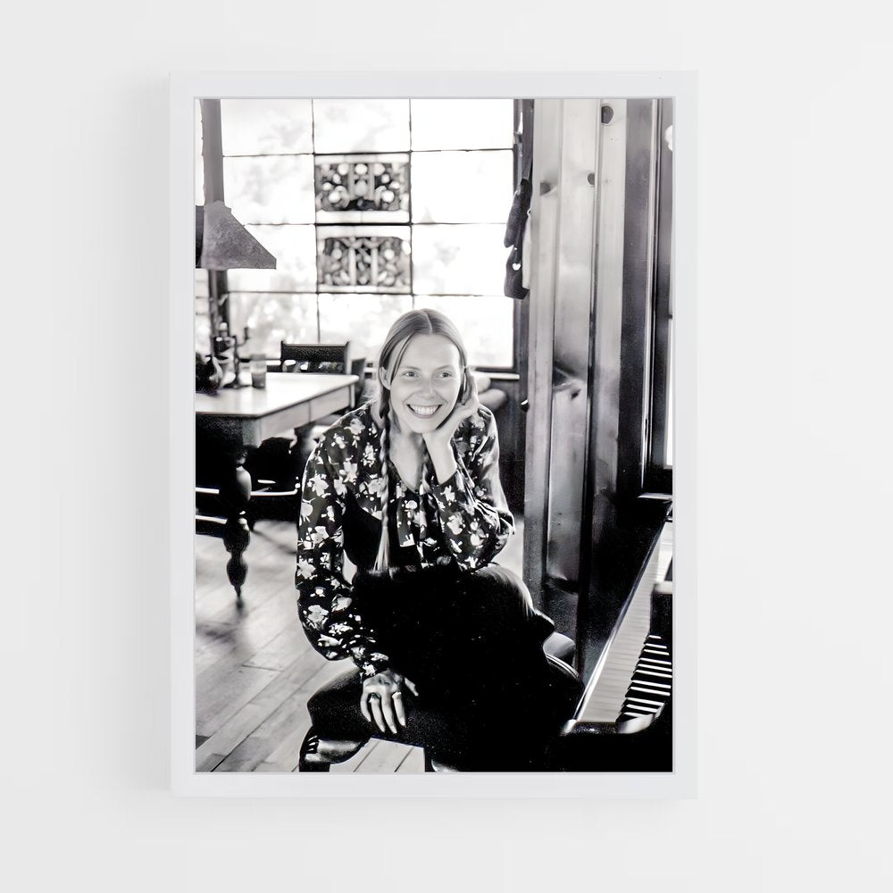 ap-joni mitchell-5 cadre Blanc
