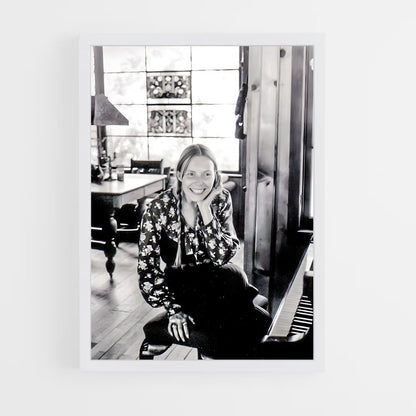 ap-joni mitchell-5 cadre Blanc
