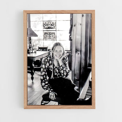 ap-joni mitchell-5 cadre Bois clair
