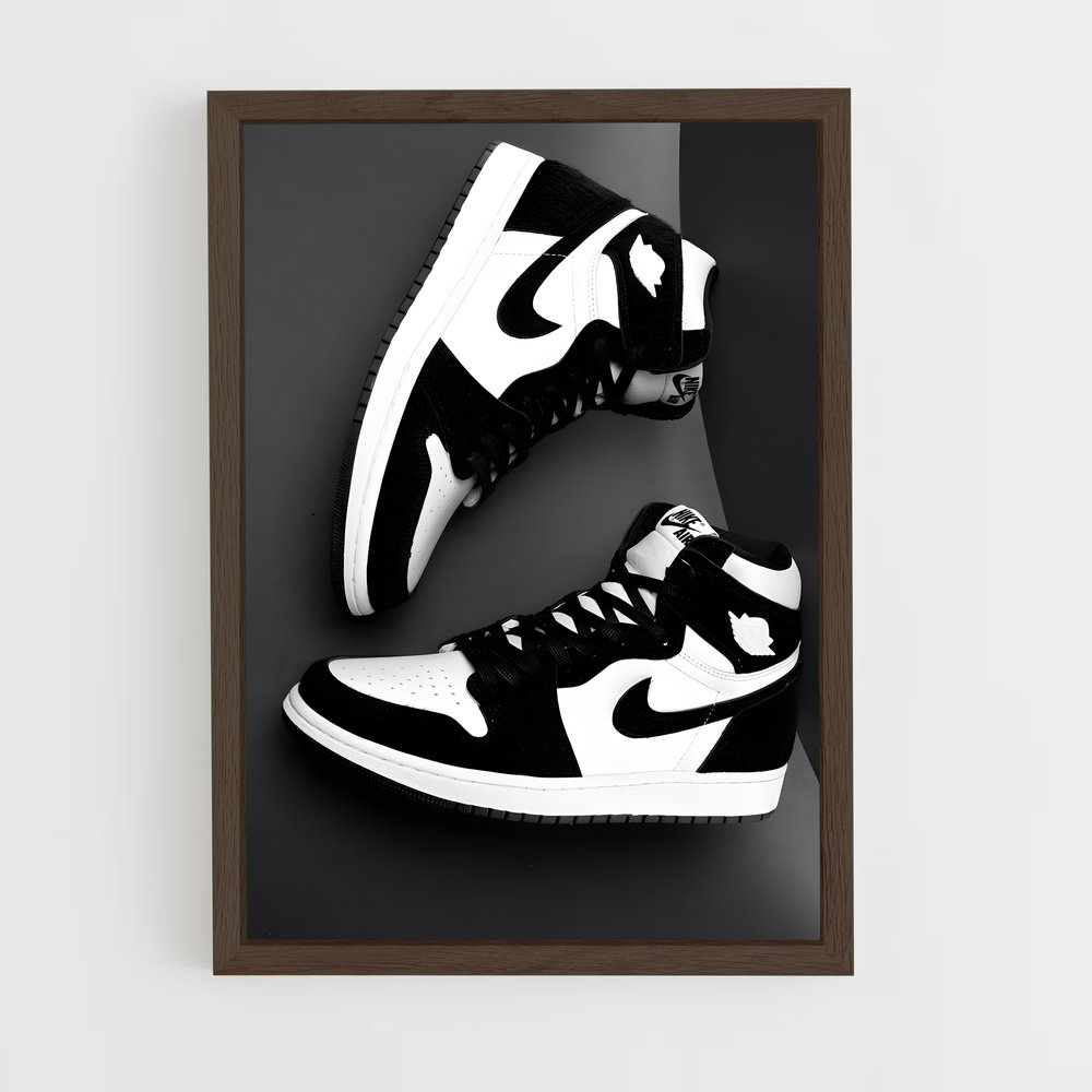 ap-jordan 1-1 cadre Bois foncé