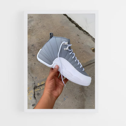 ap-jordan 12-1 cadre Blanc