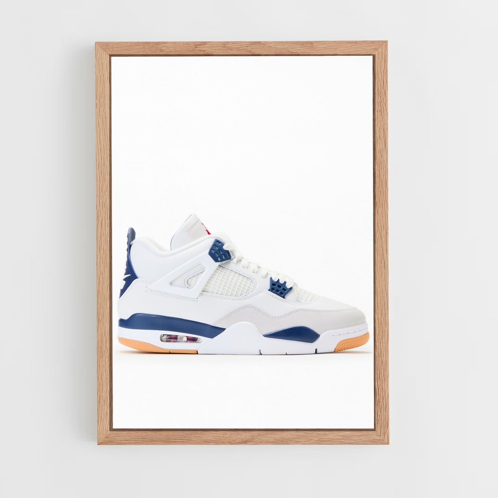 ap-jordan 4-1 cadre Bois clair