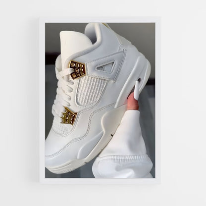 ap-jordan 4-3 cadre Blanc