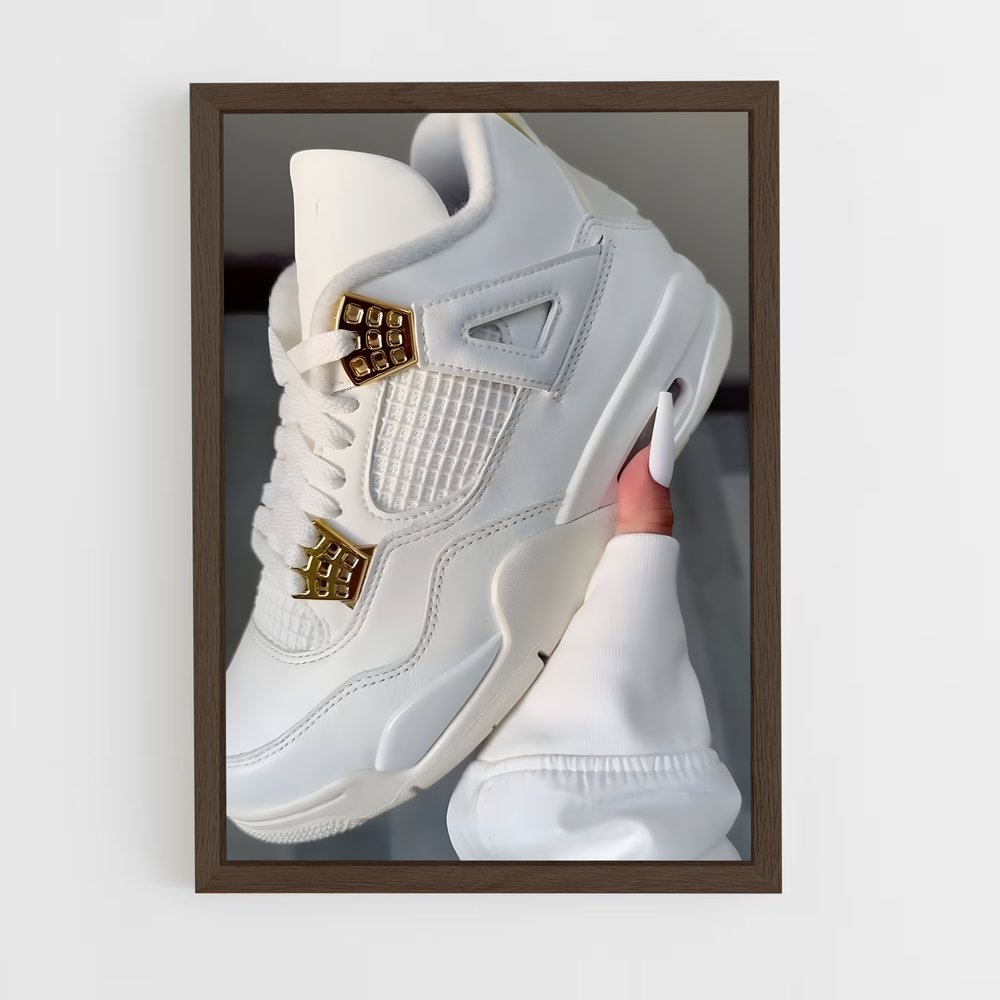 ap-jordan 4-3 cadre Bois foncé