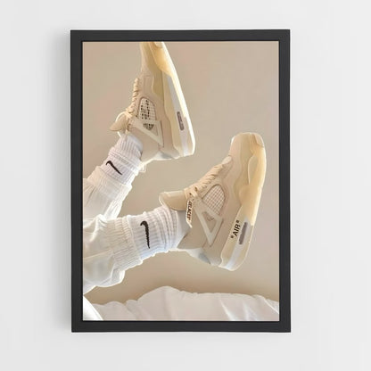 ap-jordan 4-4 cadre Noir