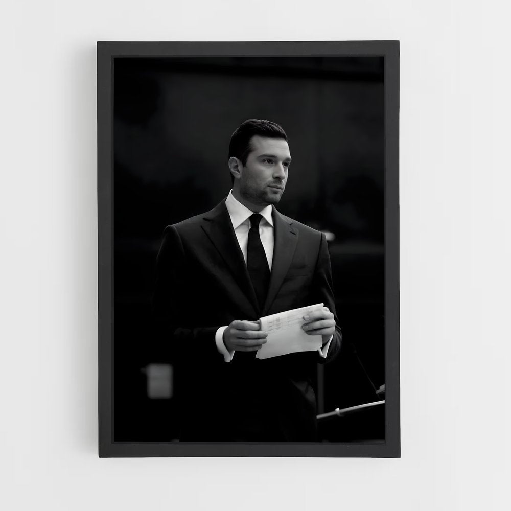 ap-jordan bardella-11 cadre Noir