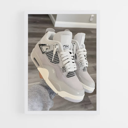 ap-jordan brand-4 cadre Blanc
