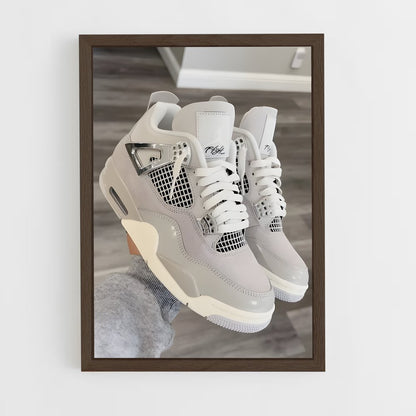 ap-jordan brand-4 cadre Bois foncé