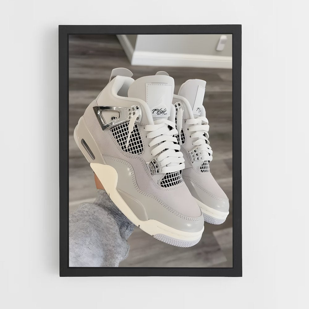 ap-jordan brand-4 cadre Noir