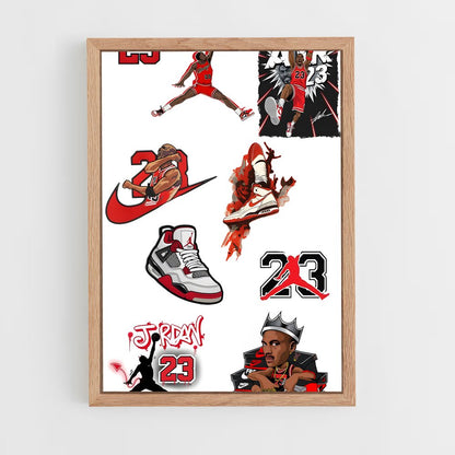 ap-jordan brand-5 cadre Bois clair