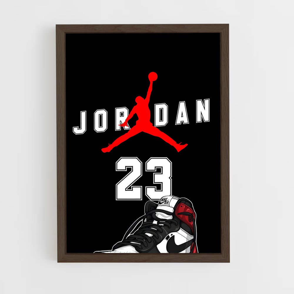 ap-jordan brand-6 cadre Bois foncé