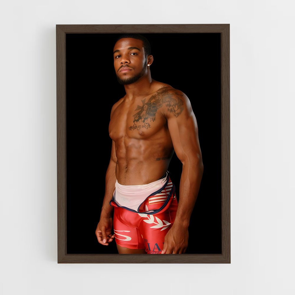 ap-jordan burroughs-1 cadre Bois foncé