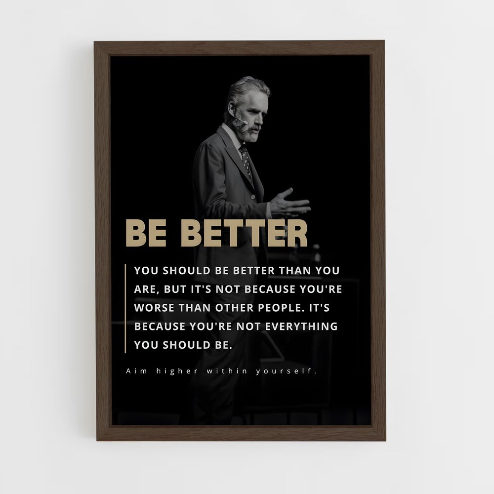 ap-jordan peterson-5 cadre Bois foncé