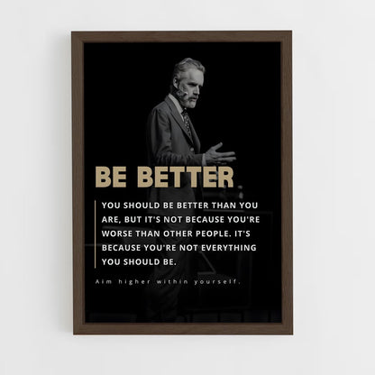 ap-jordan peterson-5 cadre Bois foncé