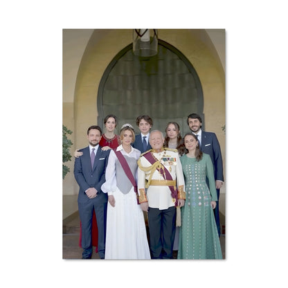 Poster Famille Royale Jordanienne