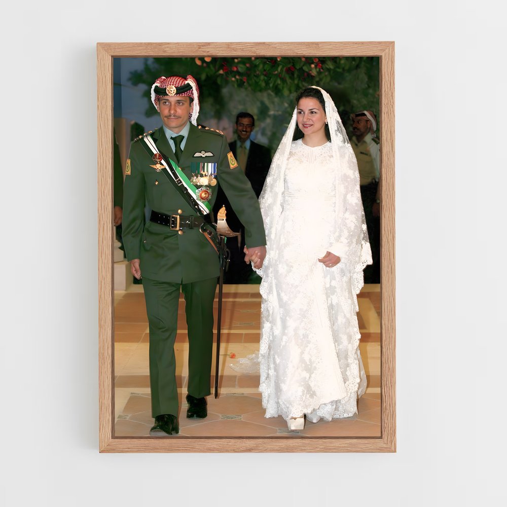 ap-jordanian royal family-1 cadre Bois clair