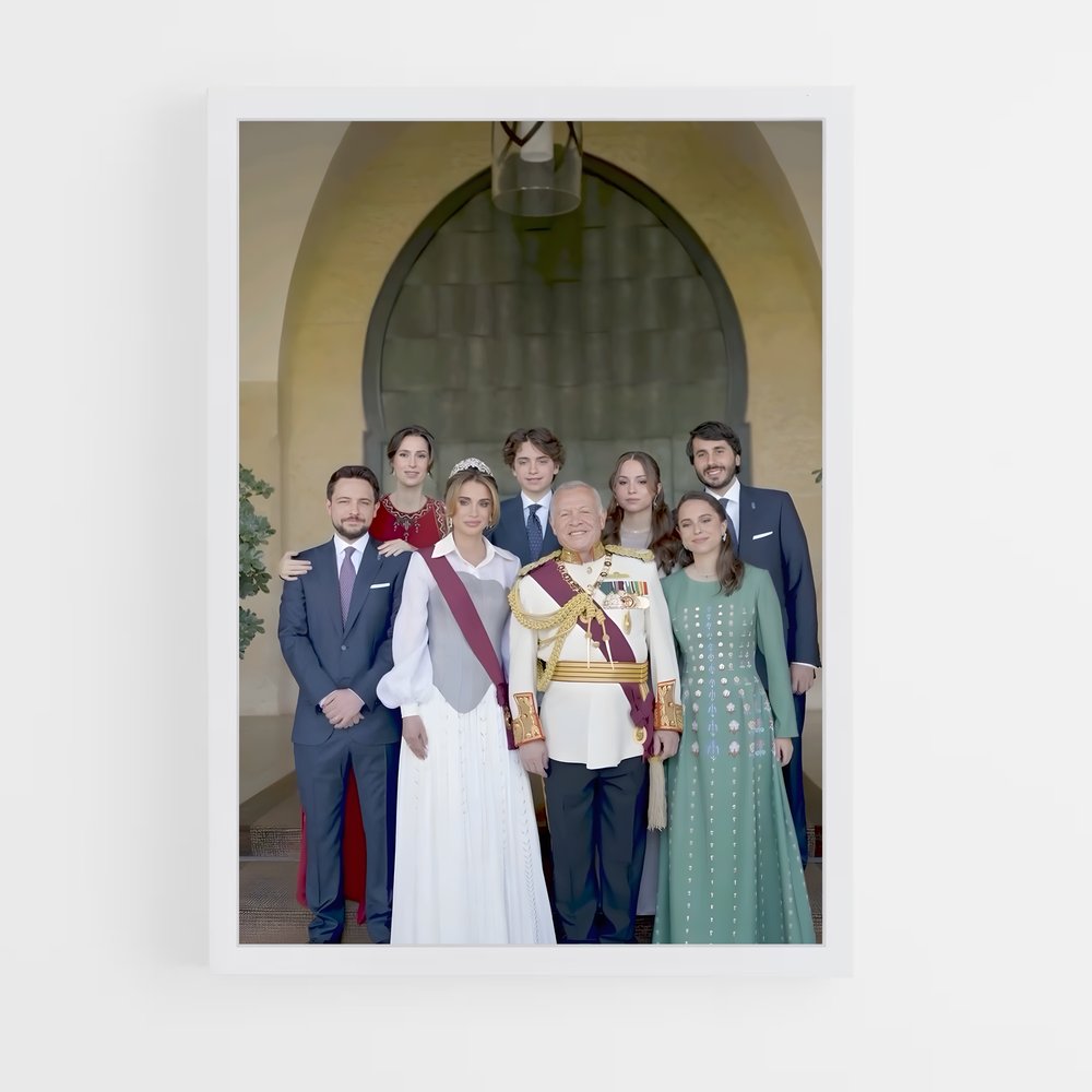 ap-jordanian royal family-3 cadre Blanc