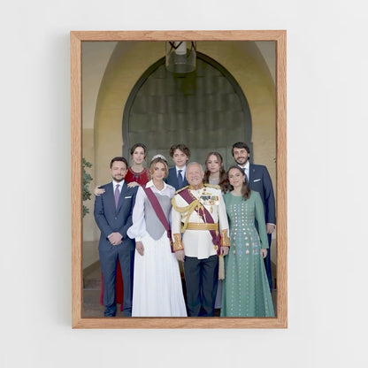 ap-jordanian royal family-3 cadre Bois clair