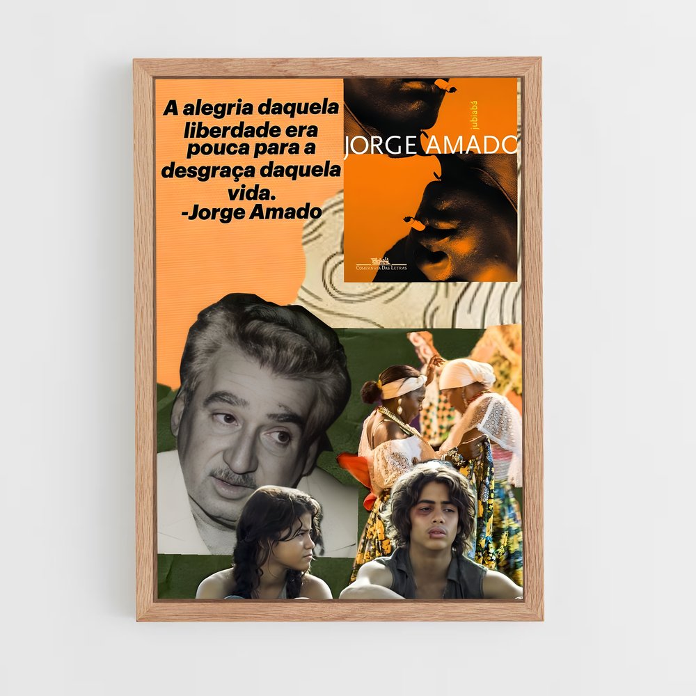 ap-jorge amado-4 cadre Bois clair