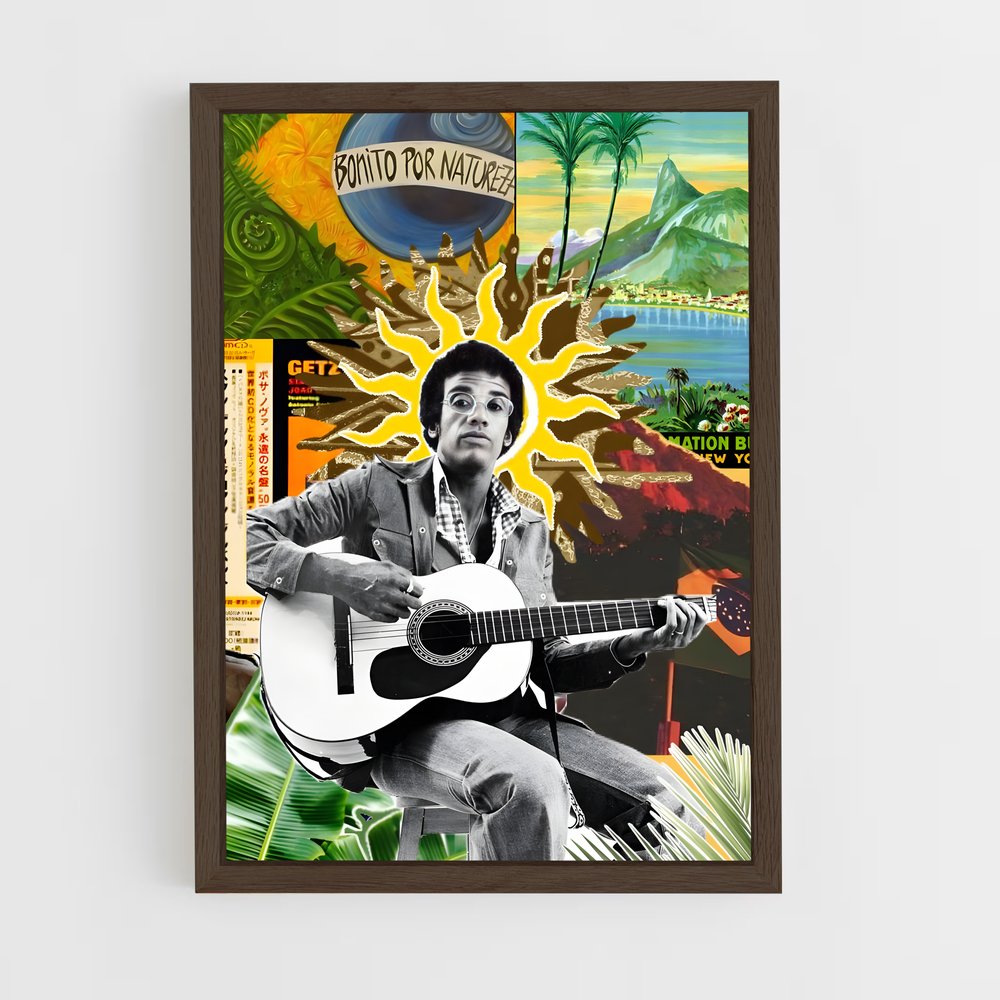 ap-jorge ben jor-1 cadre Bois foncé