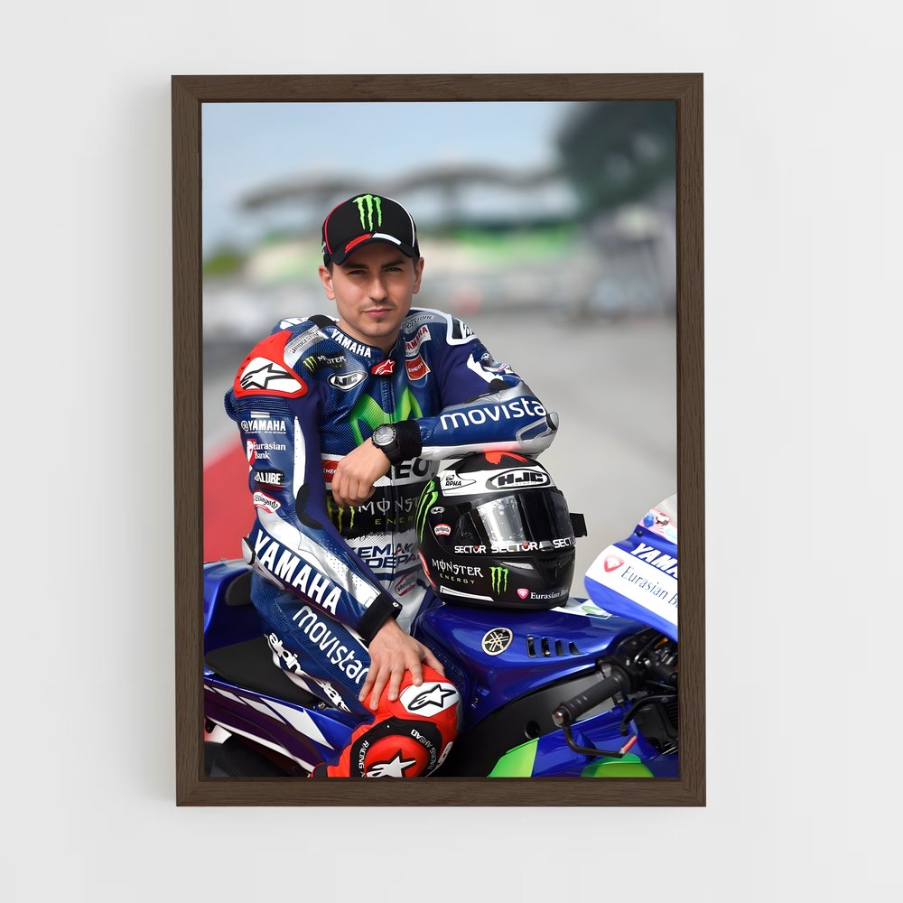 ap-jorge lorenzo-1 cadre Bois foncé