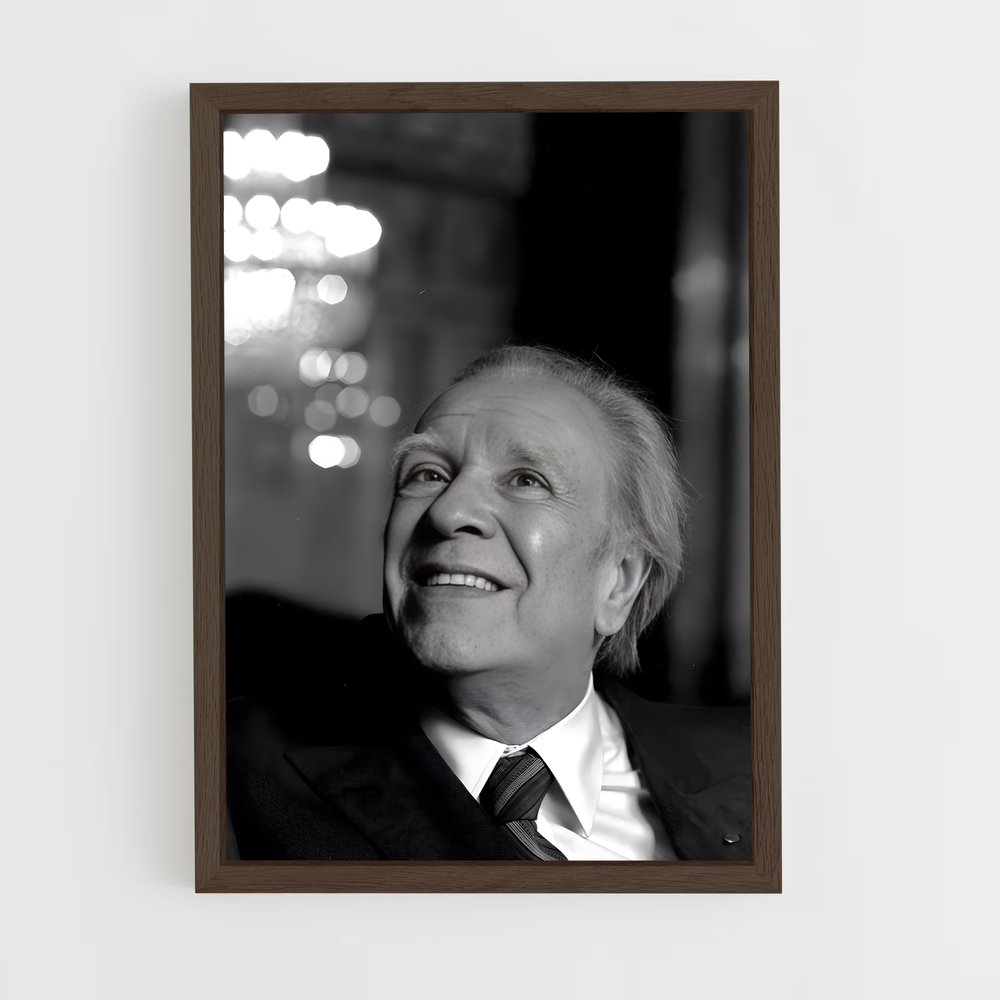 ap-jorge luis borges-1 cadre Bois foncé