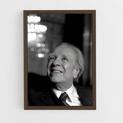 ap-jorge luis borges-1 cadre Bois foncé
