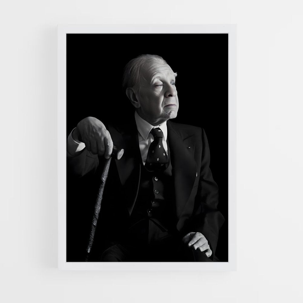 ap-jorge luis borges-2 cadre Blanc