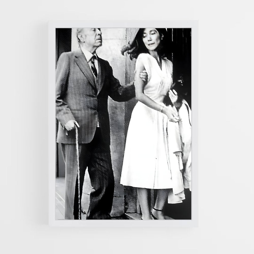 ap-jorge luis borges-7 cadre Blanc