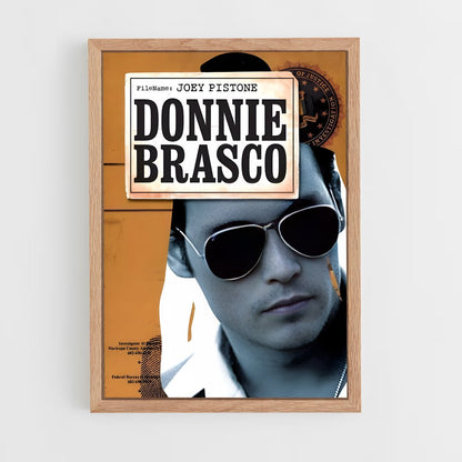 ap-joseph pistone donnie brasco-1 cadre Bois clair