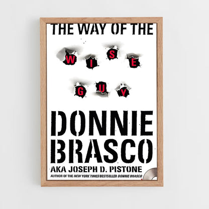 ap-joseph pistone donnie brasco-2 cadre Bois clair