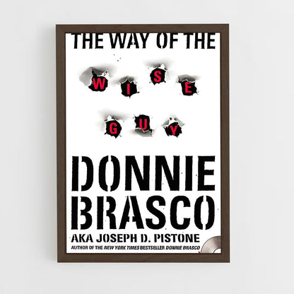 ap-joseph pistone donnie brasco-2 cadre Bois foncé
