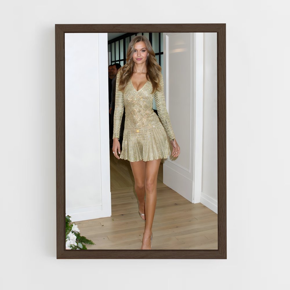 ap-josephine skriver-1 cadre Bois foncé