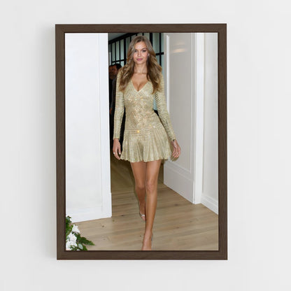 ap-josephine skriver-1 cadre Bois foncé