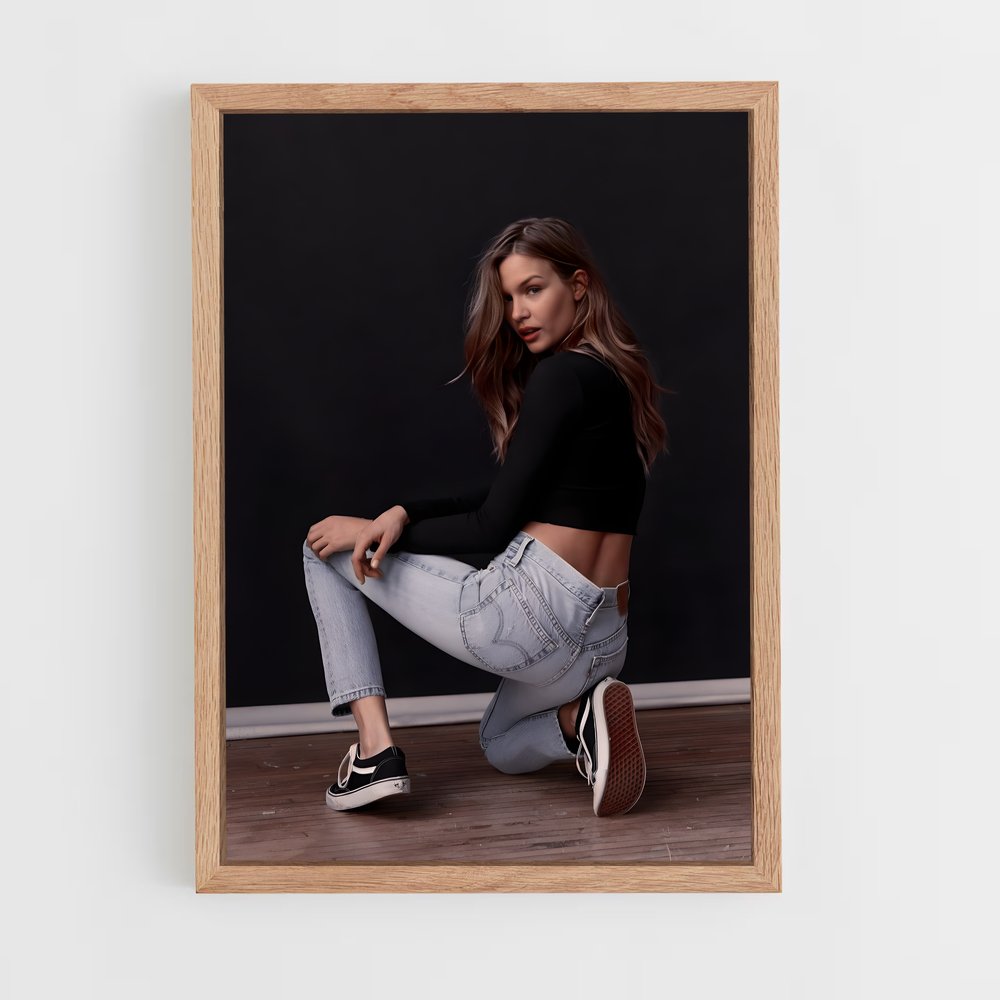 ap-josephine skriver-7 cadre Bois clair