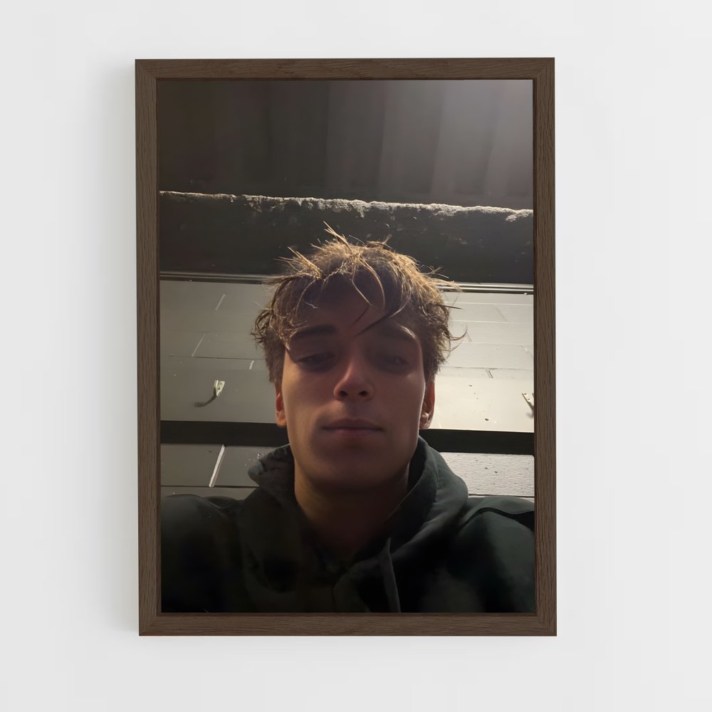 ap-josh richards-10 cadre Bois foncé