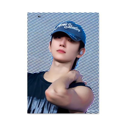 Poster L'Homme au Chapeau Bleu