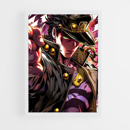 ap-jotaro kujo-4 cadre Blanc