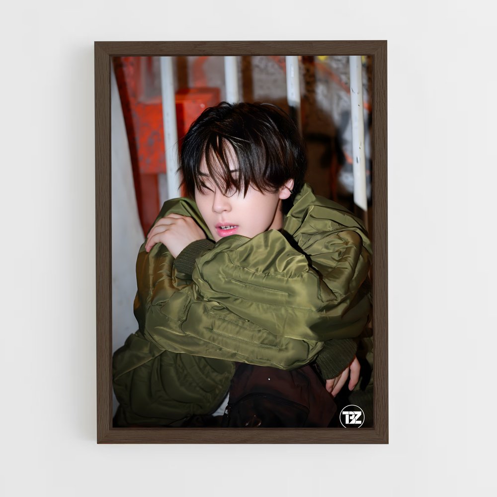 ap-ju haknyeon-4 cadre Bois foncé