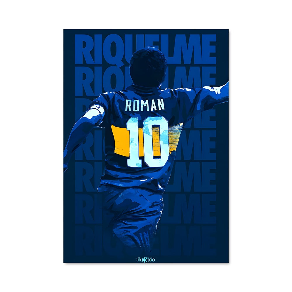 Poster Riquelme: L'Art du Football